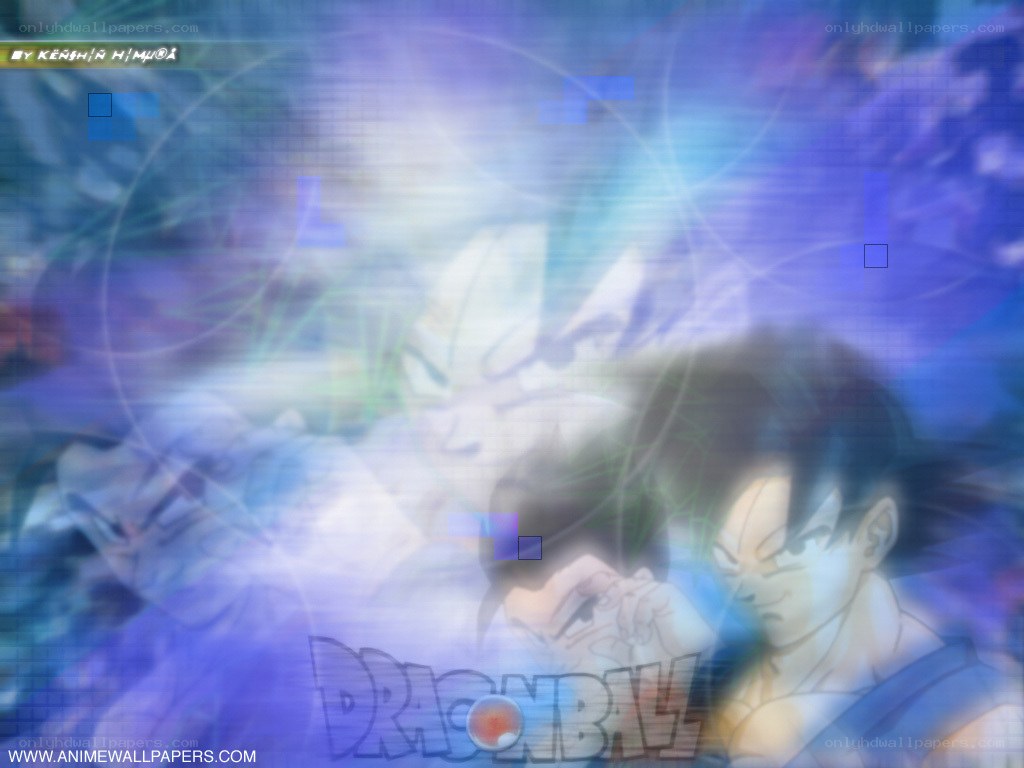 Goku in energy aura