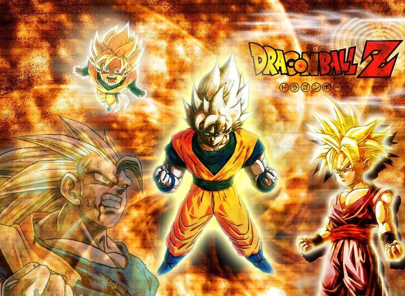 Goku in Multiple Forms — Orange, Dramatic, Anime, Saiyan