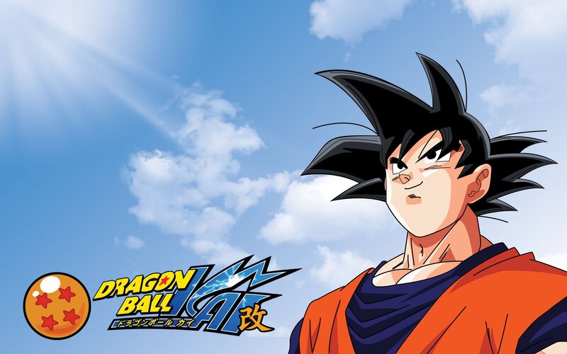 Goku in Orange Gi — Blue, Dramatic