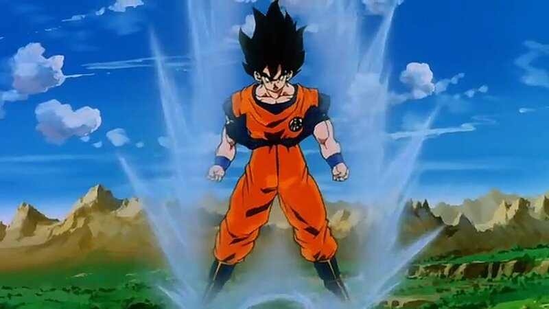 Goku in Orange Suit — Blue