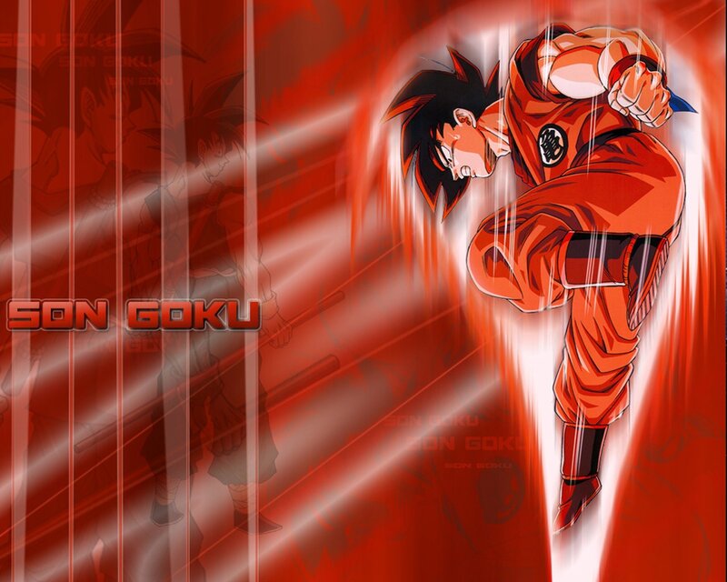 Goku in Orange Suit