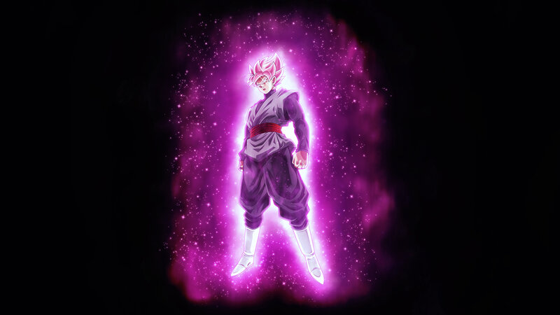 Goku in Purple Aura