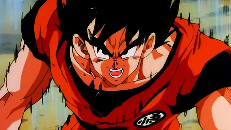 Goku in Red Gi — Intense, Anime
