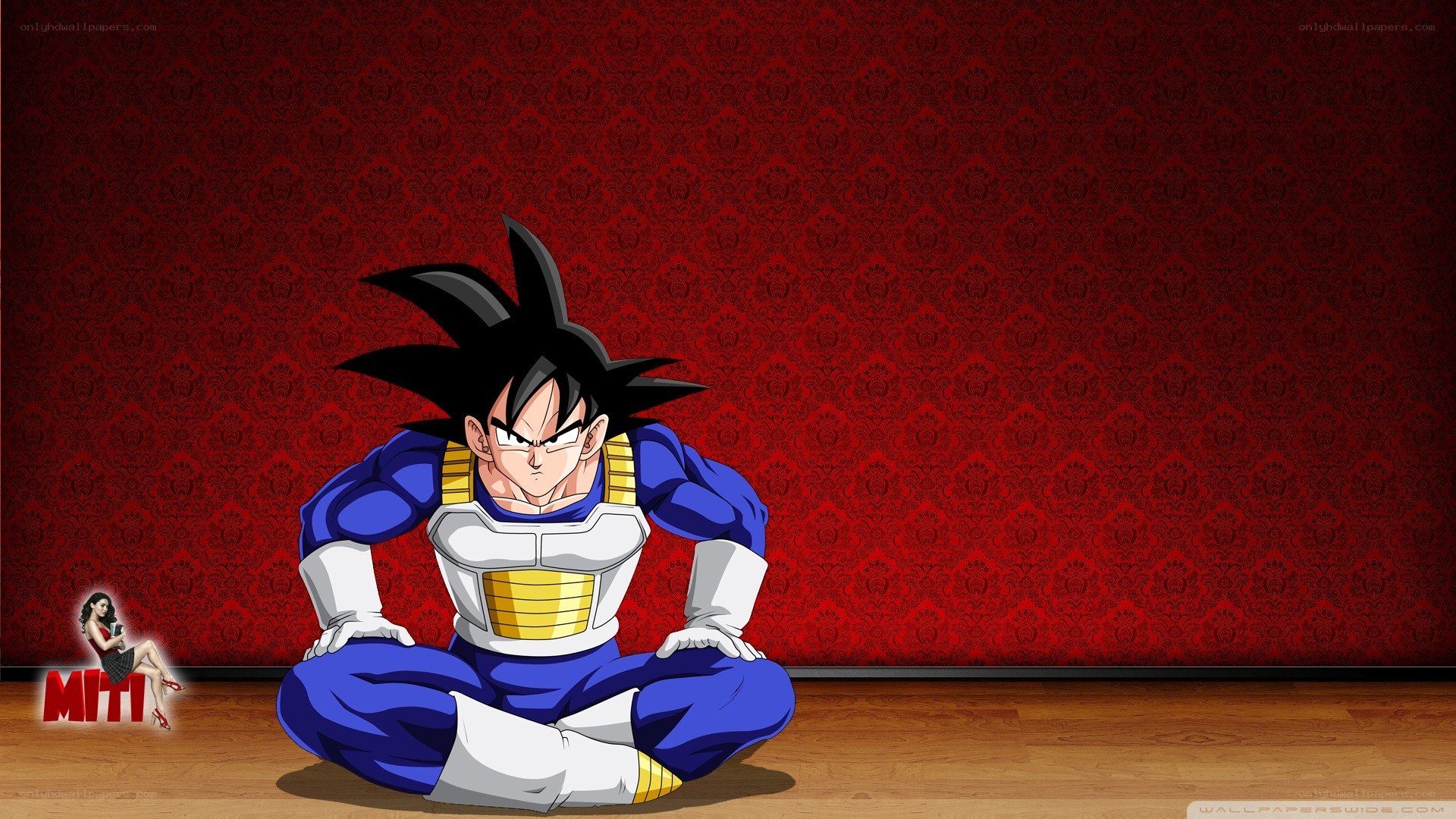 Goku in Saiyan armor
