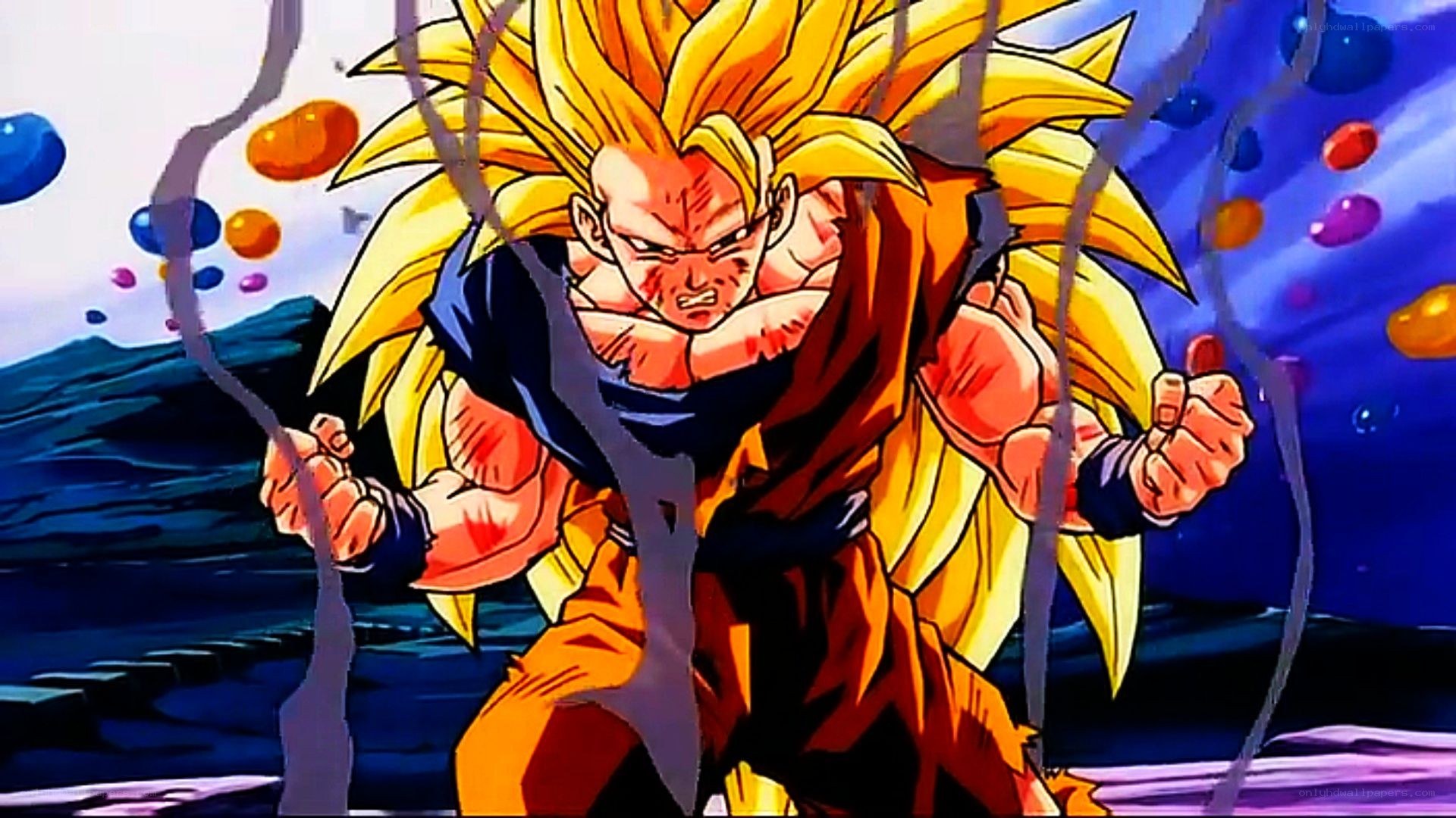 Goku in Super Saiyan 3 form