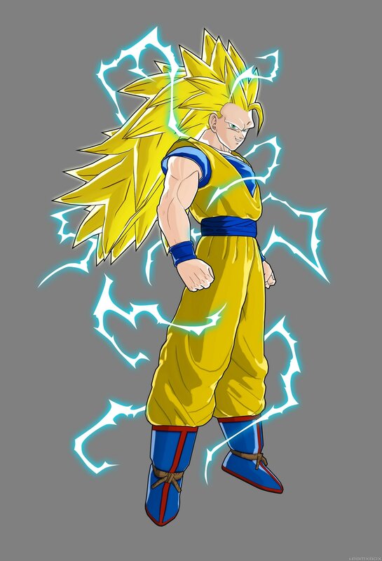 Goku in Super Saiyan 3 form
