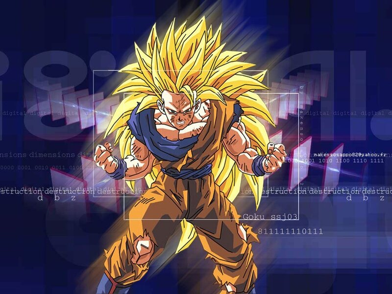 Goku in Super Saiyan 3 form