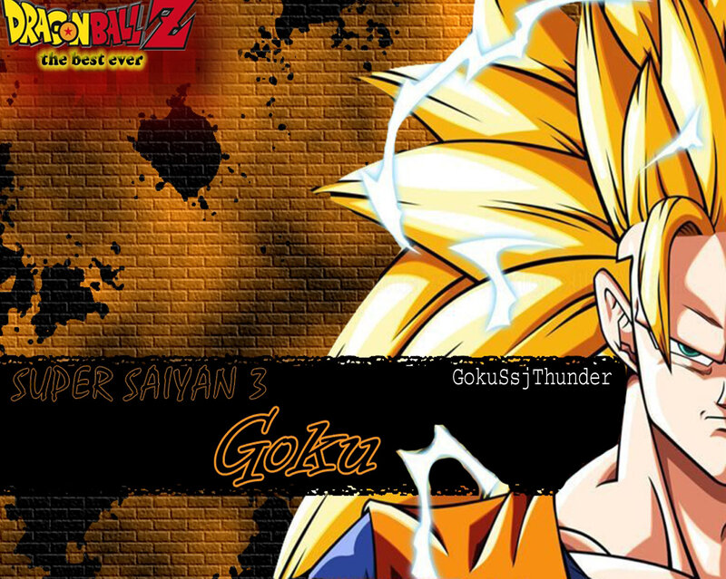 Goku in Super Saiyan 3 Form — Yellow