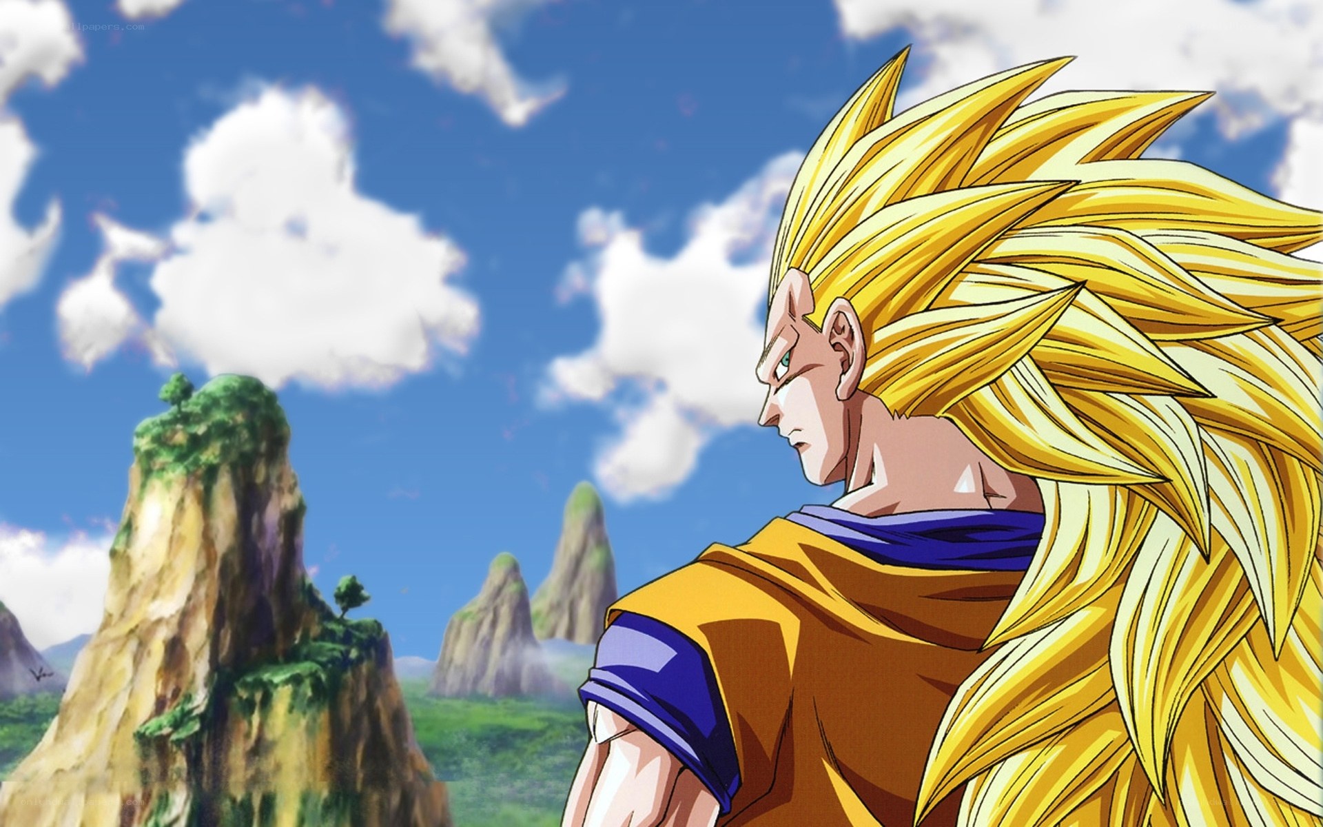 Goku in Super Saiyan 3 form