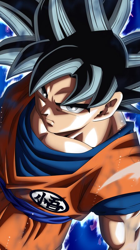 Goku in Super Saiyan Blue Form — Orange