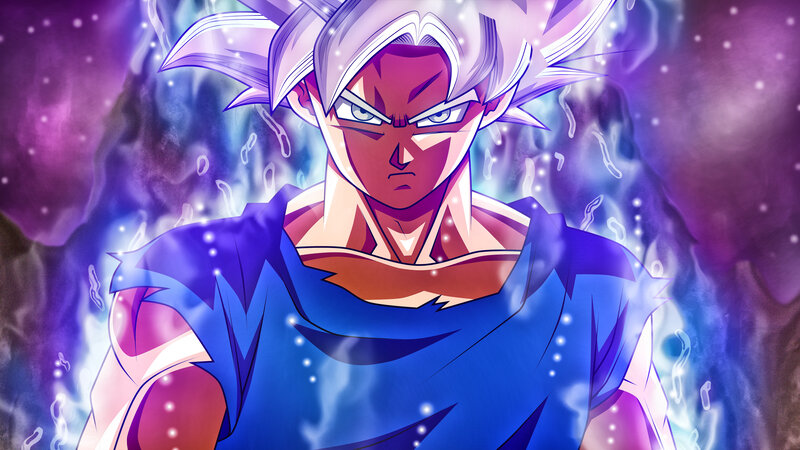 Goku in Super Saiyan Blue — Purple