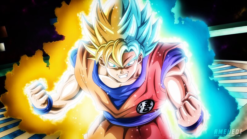 Goku in Super Saiyan Blue — Yellow