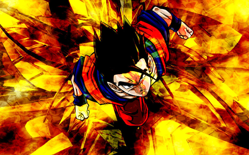Goku in Super Saiyan form