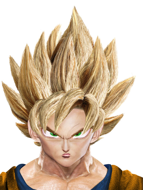 Goku in Super Saiyan form