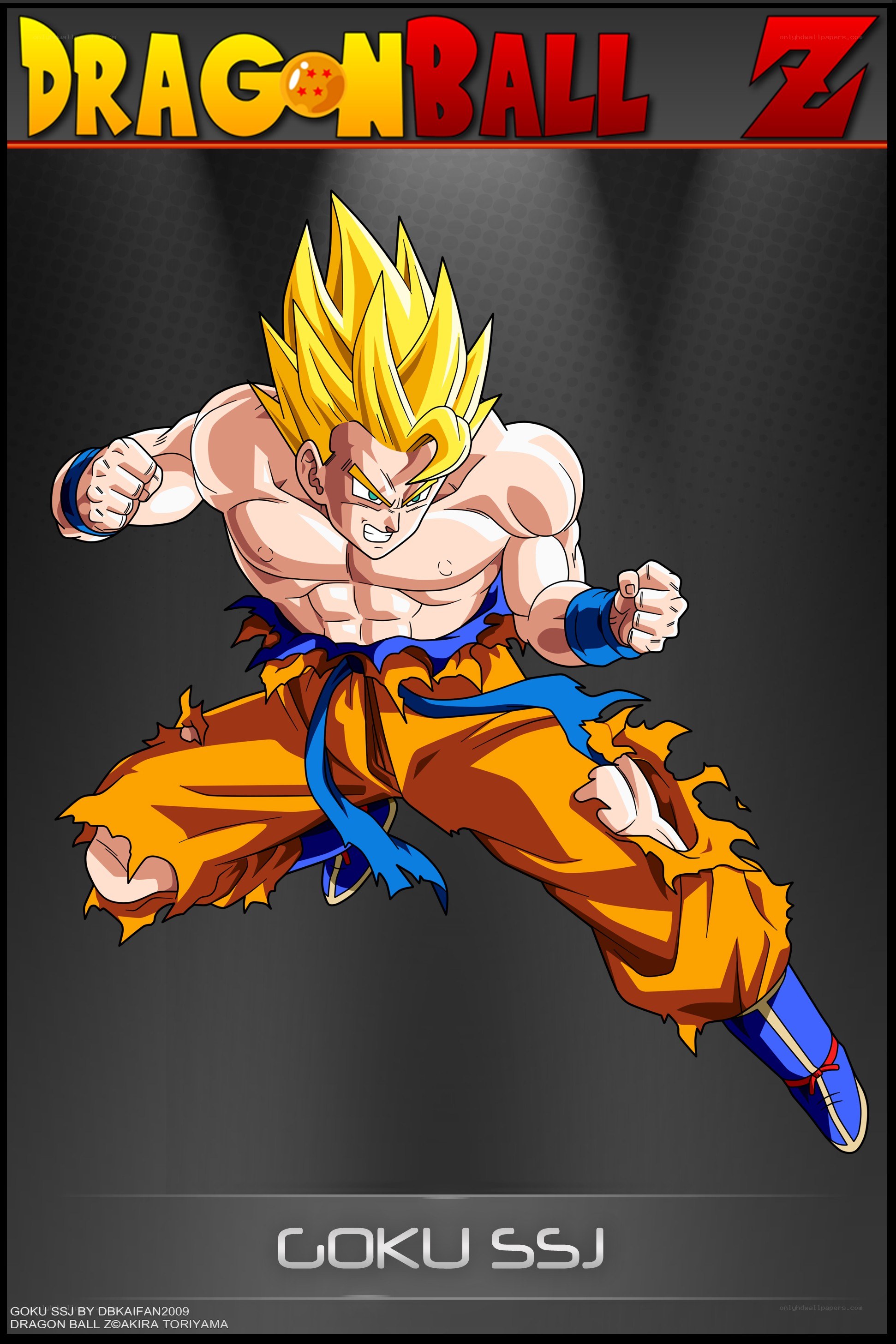 Goku in Super Saiyan form