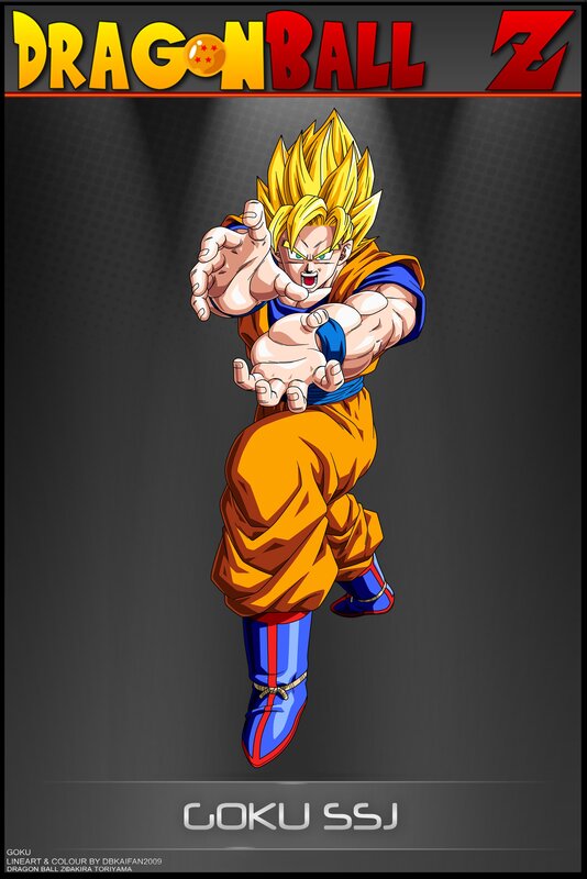 Goku in Super Saiyan form