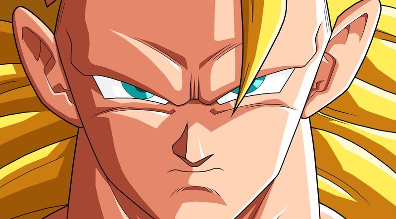 Goku in Super Saiyan form