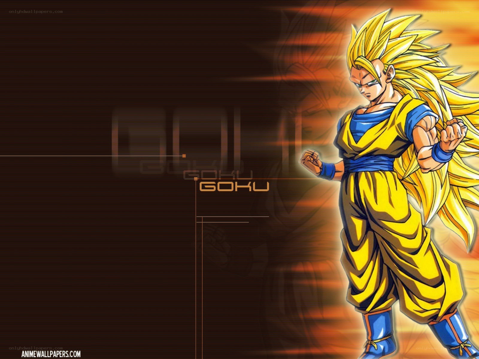 Goku in Super Saiyan form
