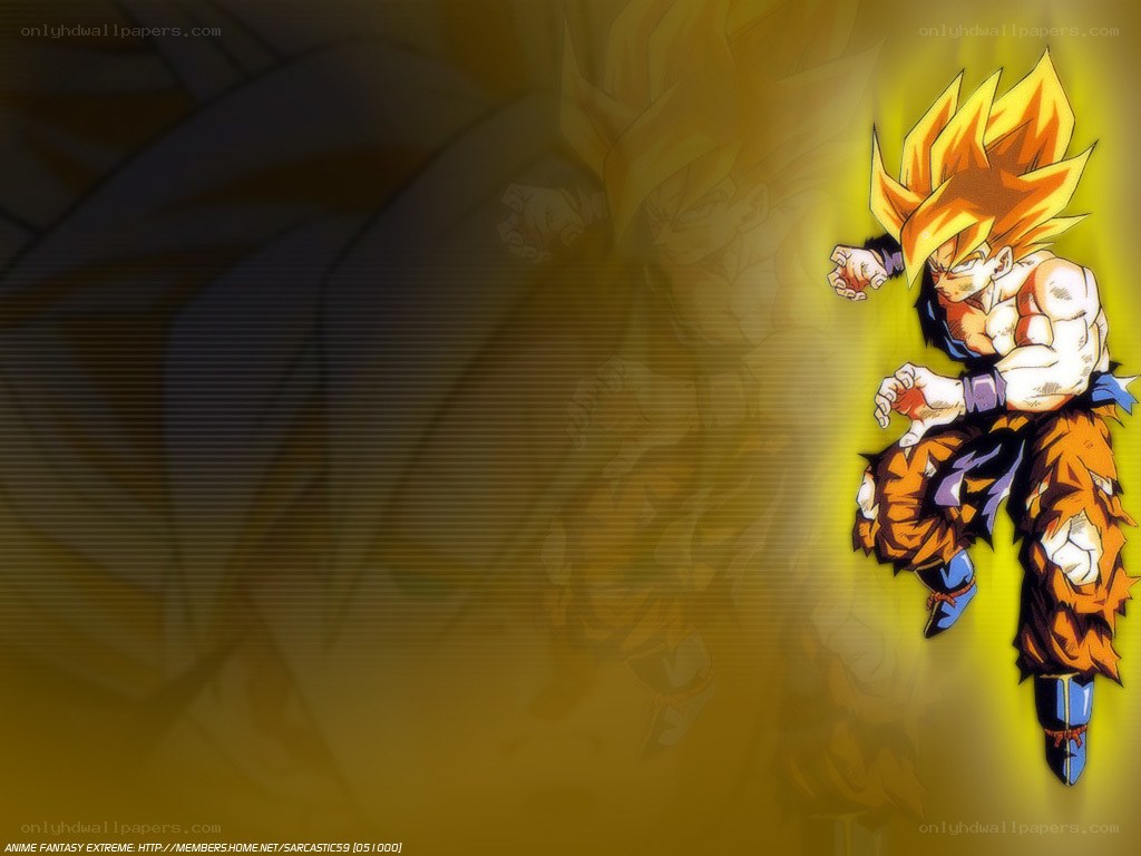 Goku in Super Saiyan form