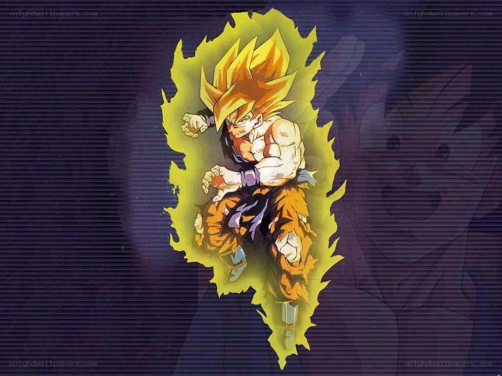 Goku in Super Saiyan form