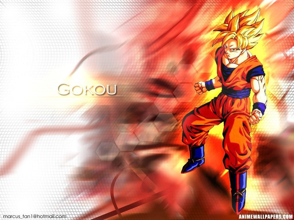 Goku in Super Saiyan form