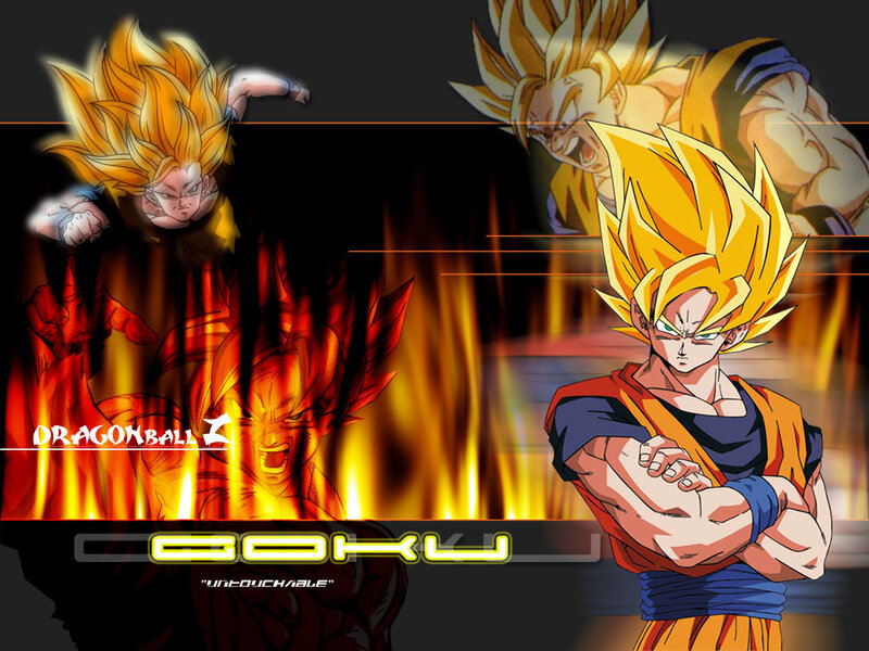Goku in Super Saiyan form