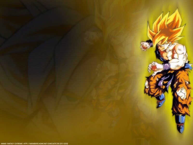 Goku in Super Saiyan form
