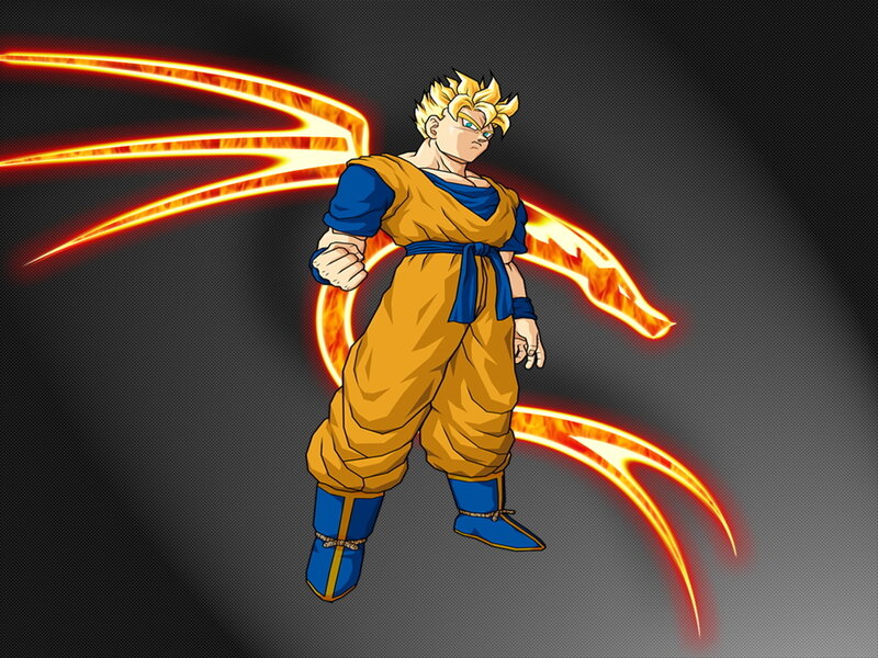 Goku in Super Saiyan form