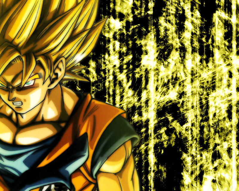 Goku in Super Saiyan form
