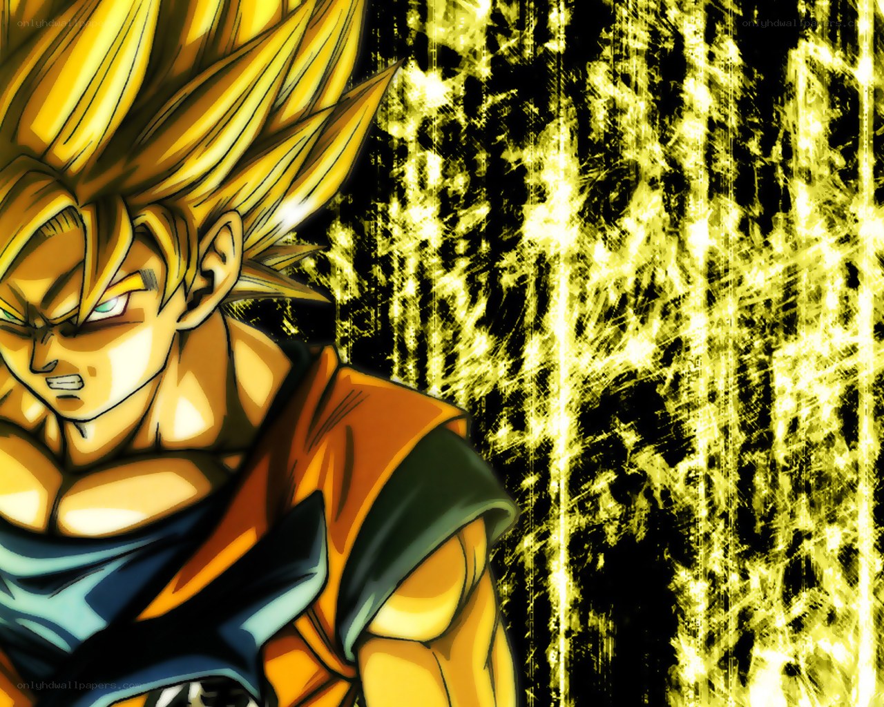 Goku in Super Saiyan form