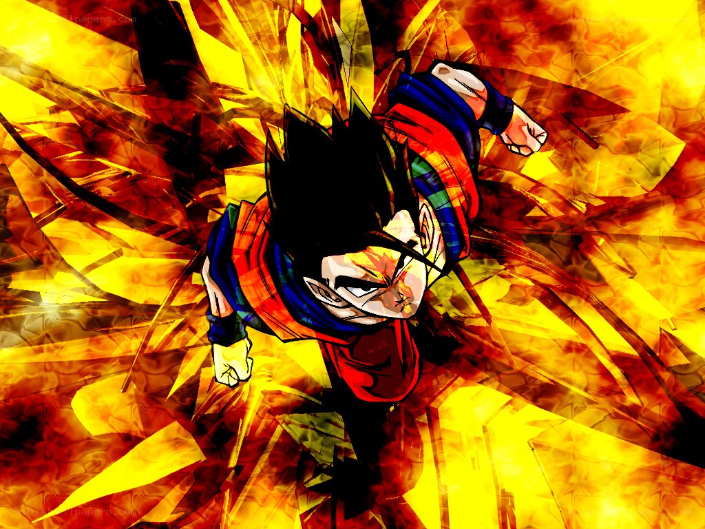 Goku in Super Saiyan form