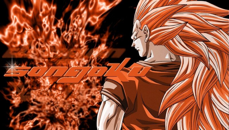 Goku in Super Saiyan form