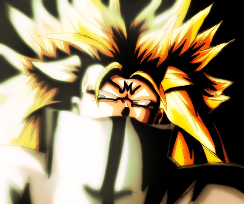 Goku in Super Saiyan form