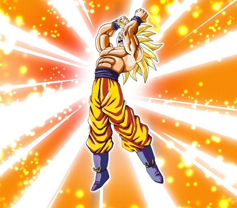 Goku in Super Saiyan form