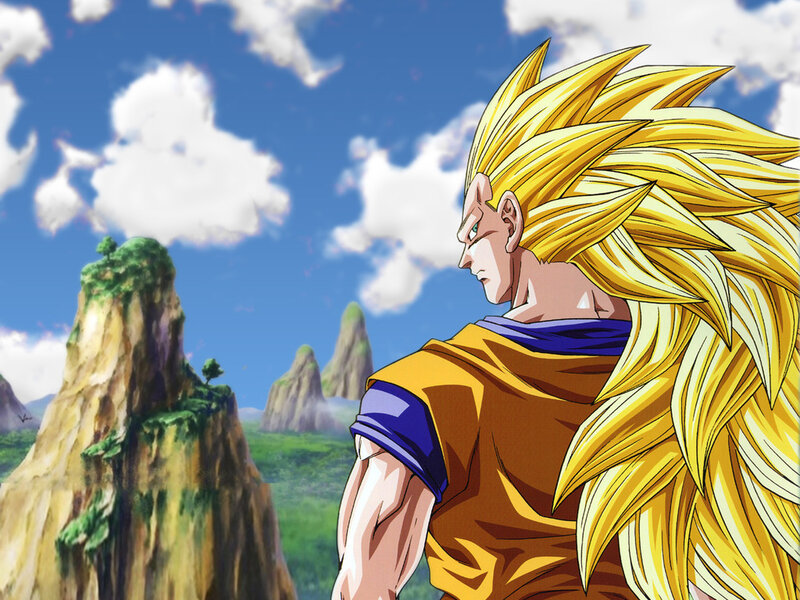Goku in Super Saiyan form