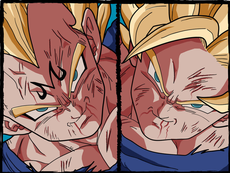 Goku in Super Saiyan form