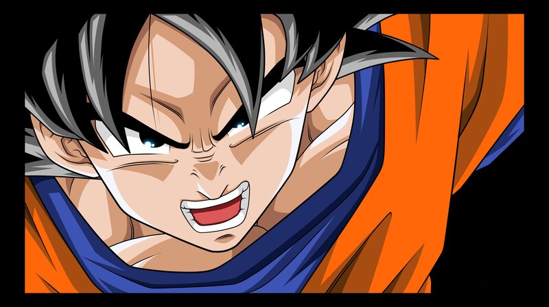 Goku in Super Saiyan form