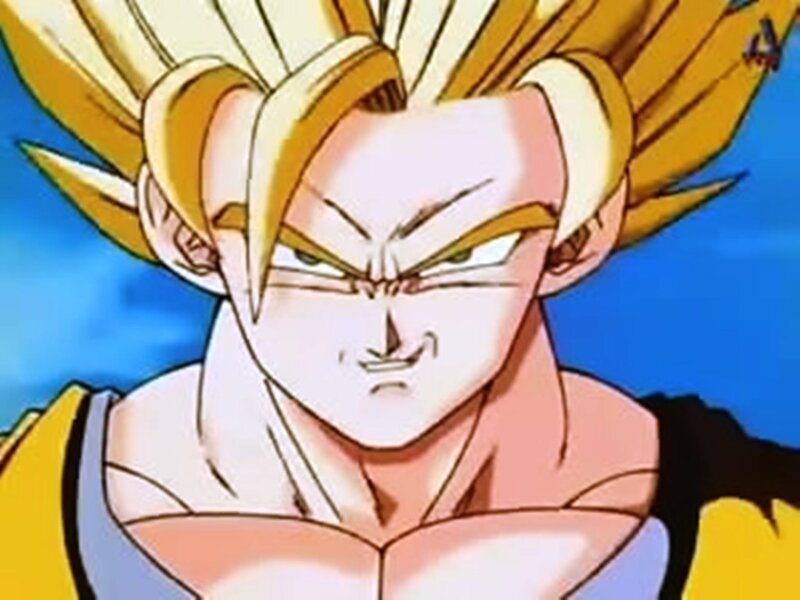 Goku in Super Saiyan form