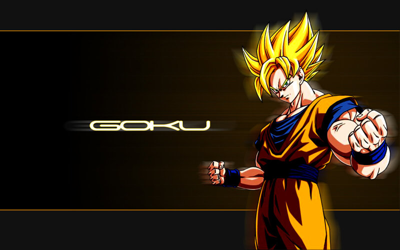 Goku in Super Saiyan form