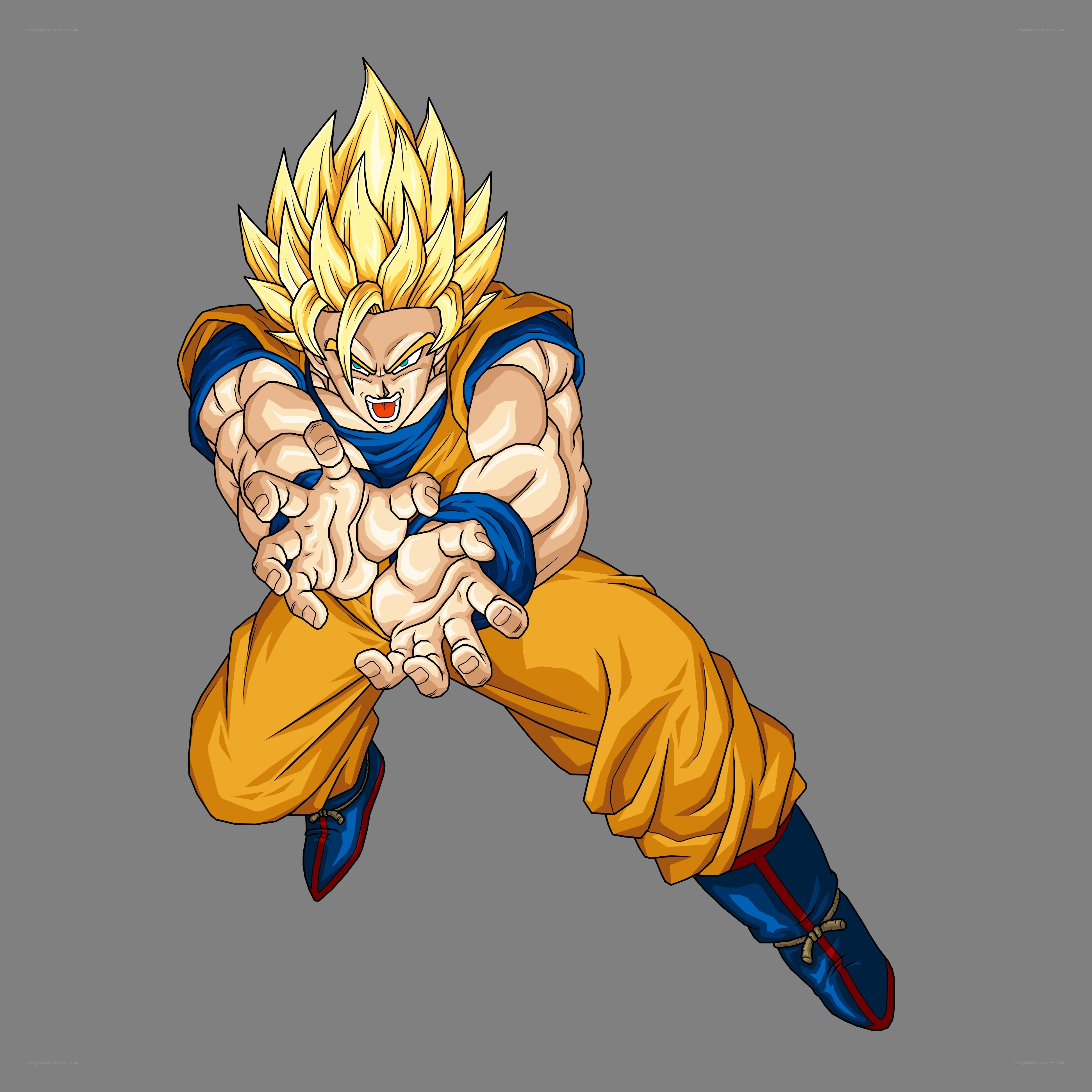 Goku in Super Saiyan form