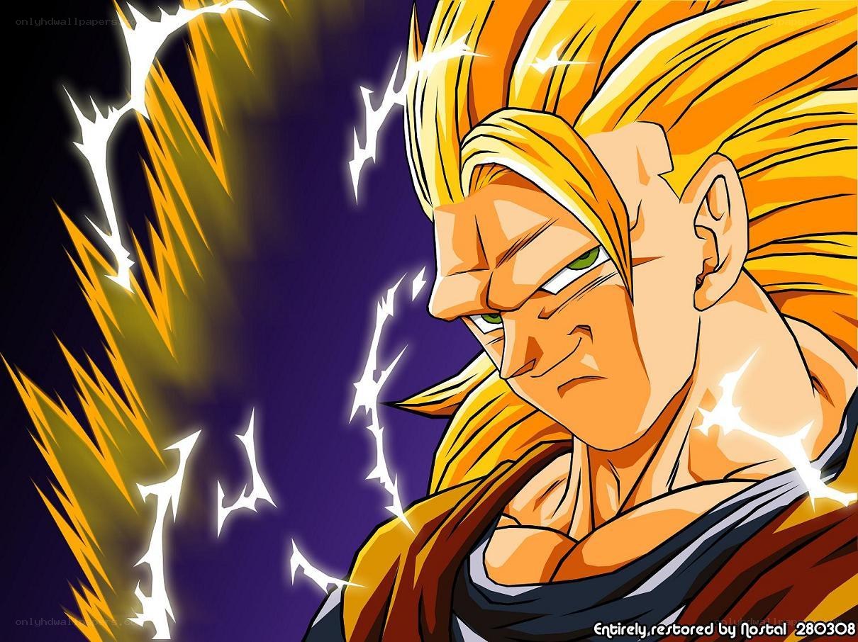 Goku in Super Saiyan form