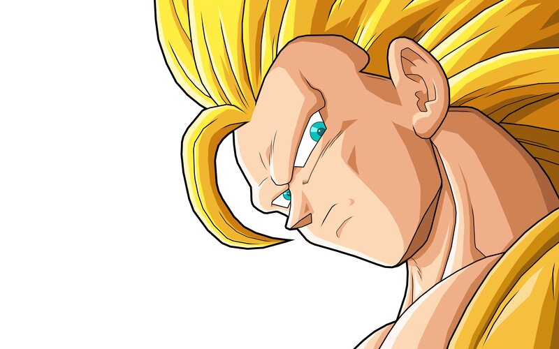 Goku in Super Saiyan form