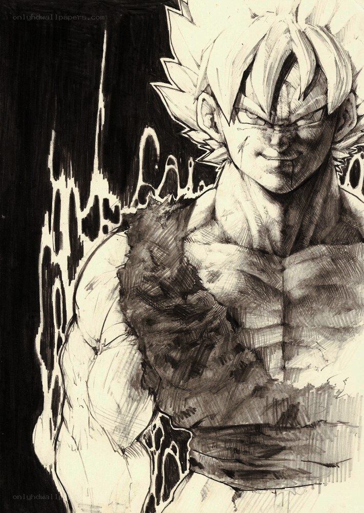 Goku in Super Saiyan form