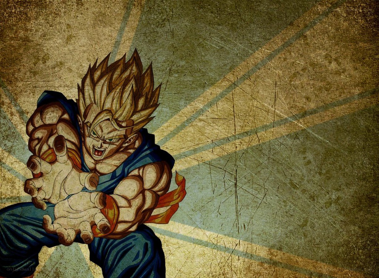 Goku in Super Saiyan form