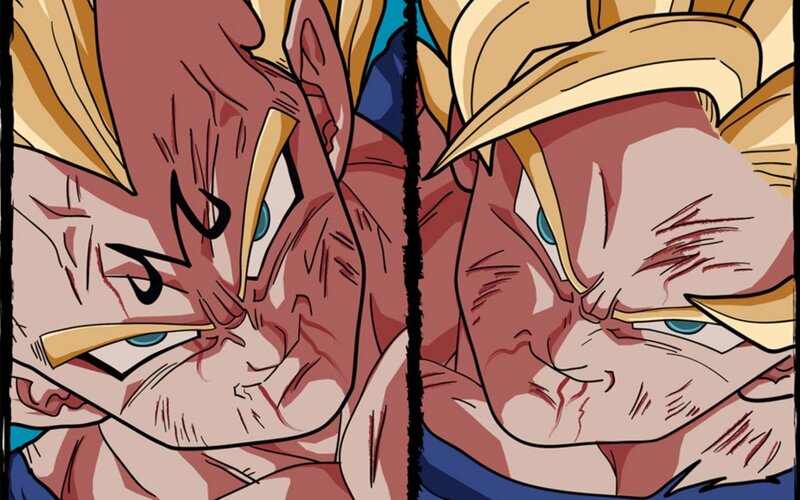 Goku in Super Saiyan form