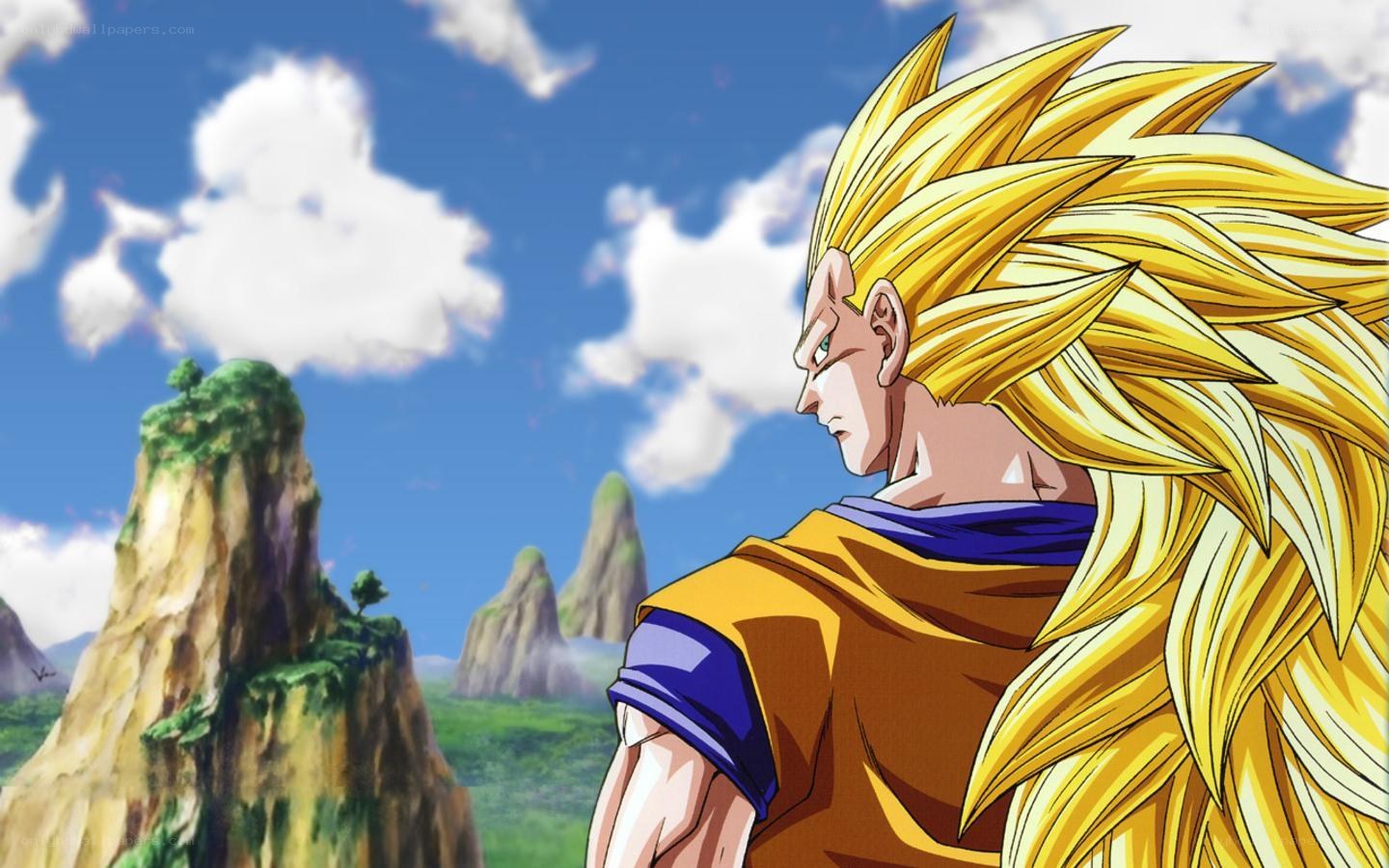 Goku in Super Saiyan form