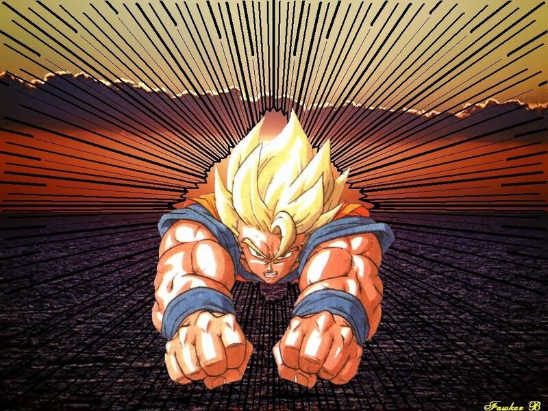 Goku in Super Saiyan form
