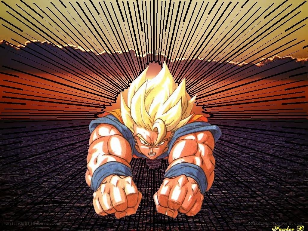 Goku in Super Saiyan form