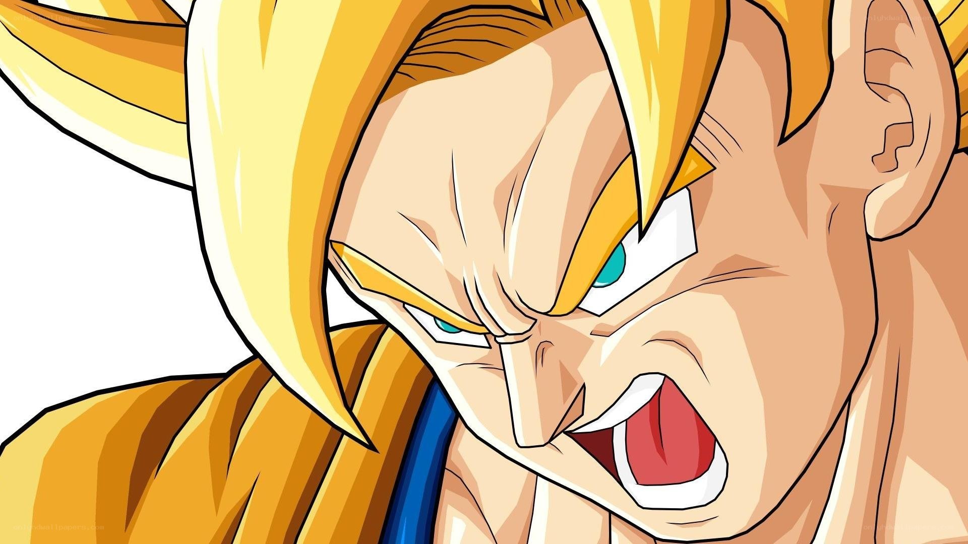 Goku in Super Saiyan form
