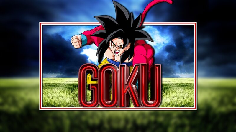 Goku in Super Saiyan Form — Green, Dramatic